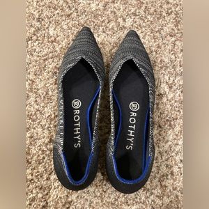 Rothy’s, The Point, Granite Heather, Size 8